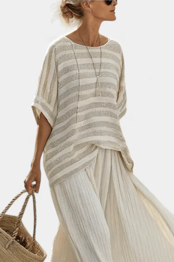 Isaura - Conjunto De Lino Elegante Alba Madrid