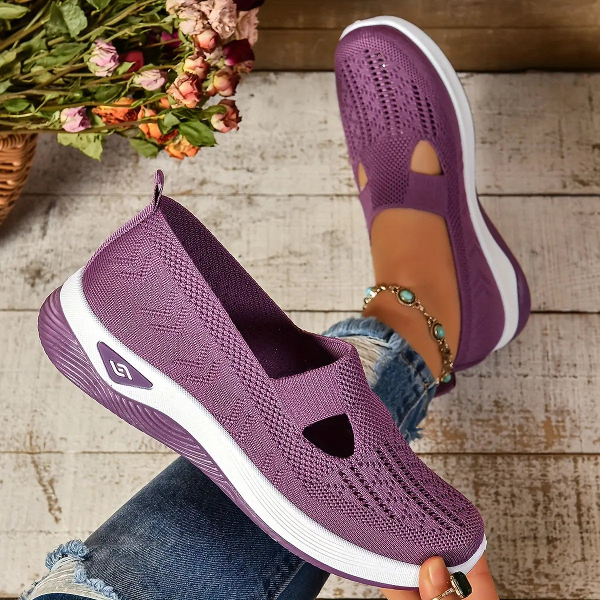 Ottilie Zapatos Slip On Transpirables Damas Ortopédicos Alba Madrid