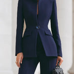 Adrielle Elegante conjunto de Blazer y Pantalón Alba Madrid