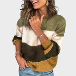 Marília | Suéter de Punto con Rayas Alba Madrid