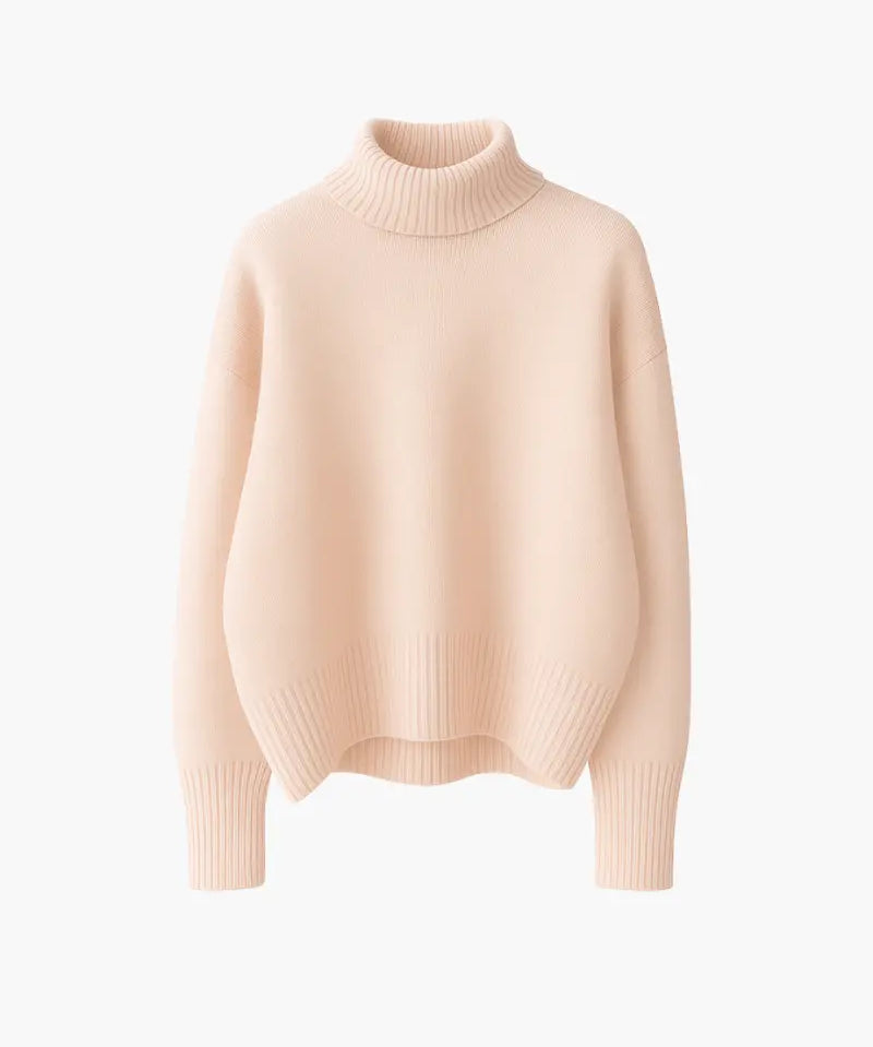 JERSEY SUAVE CON CUELLO ALTO Alba Madrid