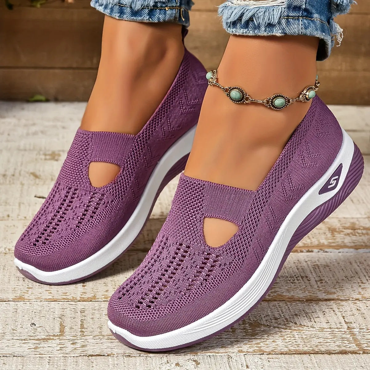 Ottilie Zapatos Slip On Transpirables Damas Ortopédicos Alba Madrid