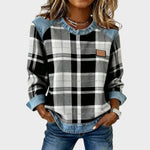 Iva | Suéter con Detalles en Denim Alba Madrid