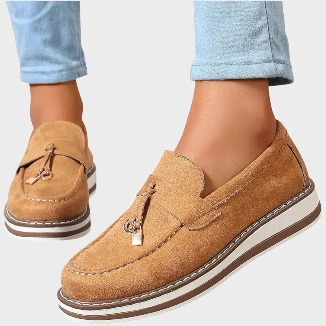 Halo | Mocasines de Gamuza con Punta Redonda Alba Madrid
