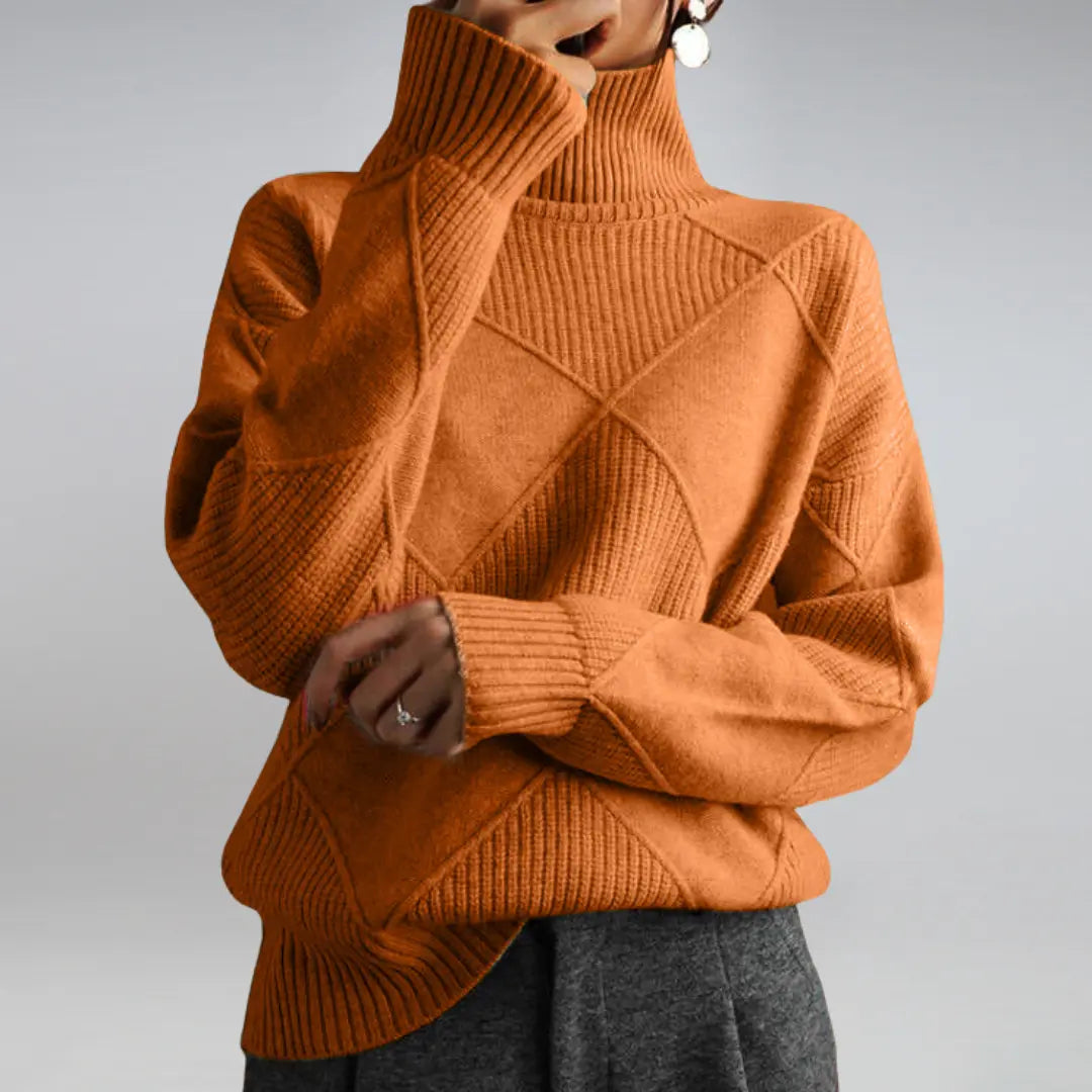 Darcy - Suéter de Cuello Alto Oversize Alba Madrid