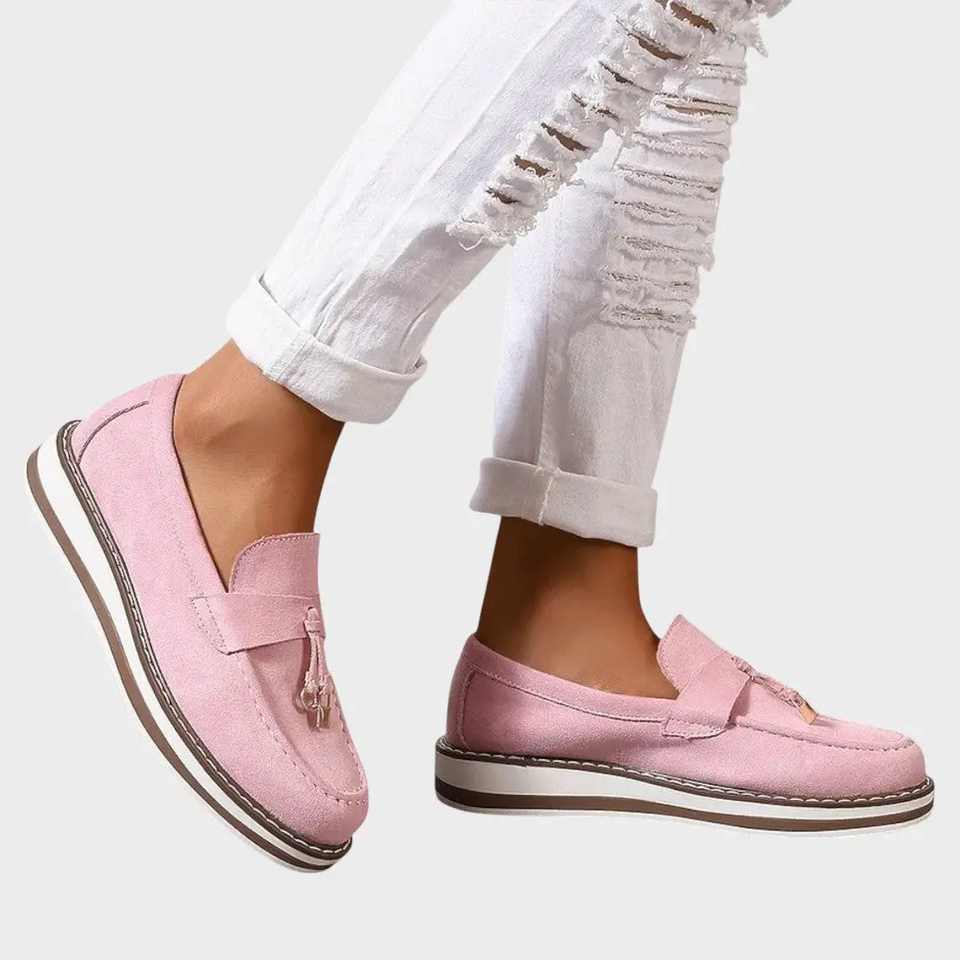 Halo | Mocasines de Gamuza con Punta Redonda Alba Madrid