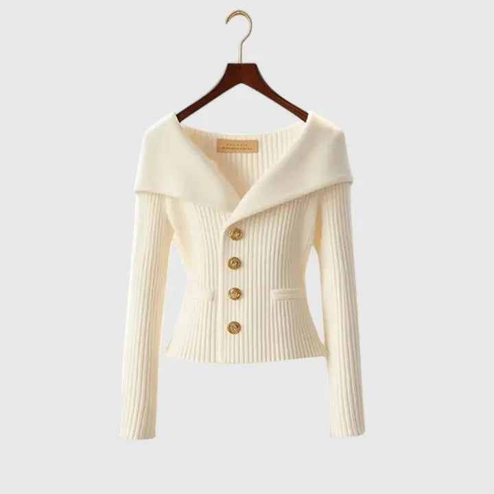 Clarisa | Elegante chaqueta de punto para apariciones con estilo Alba Madrid