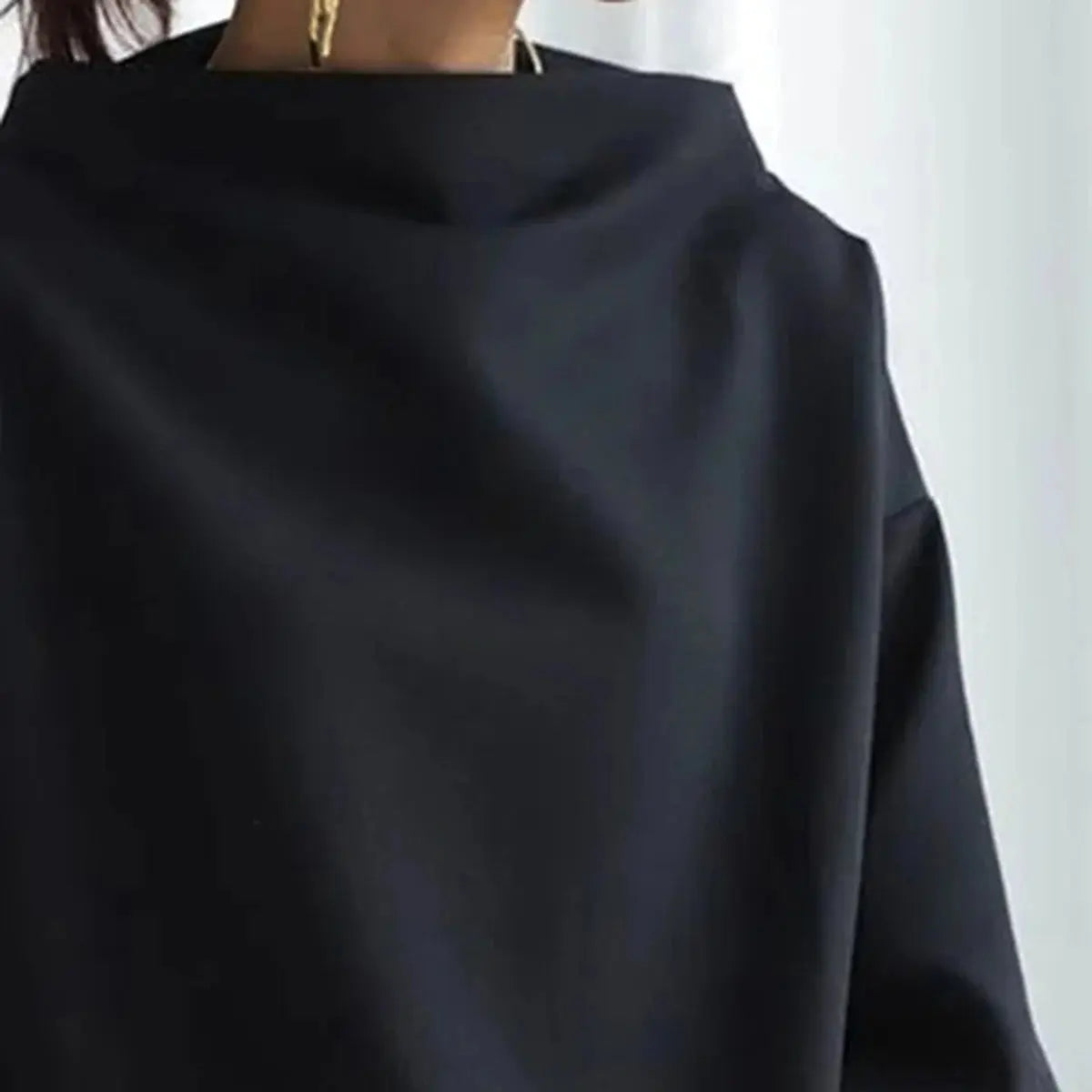 Clara - Jersey Oversize Negro Alba Madrid