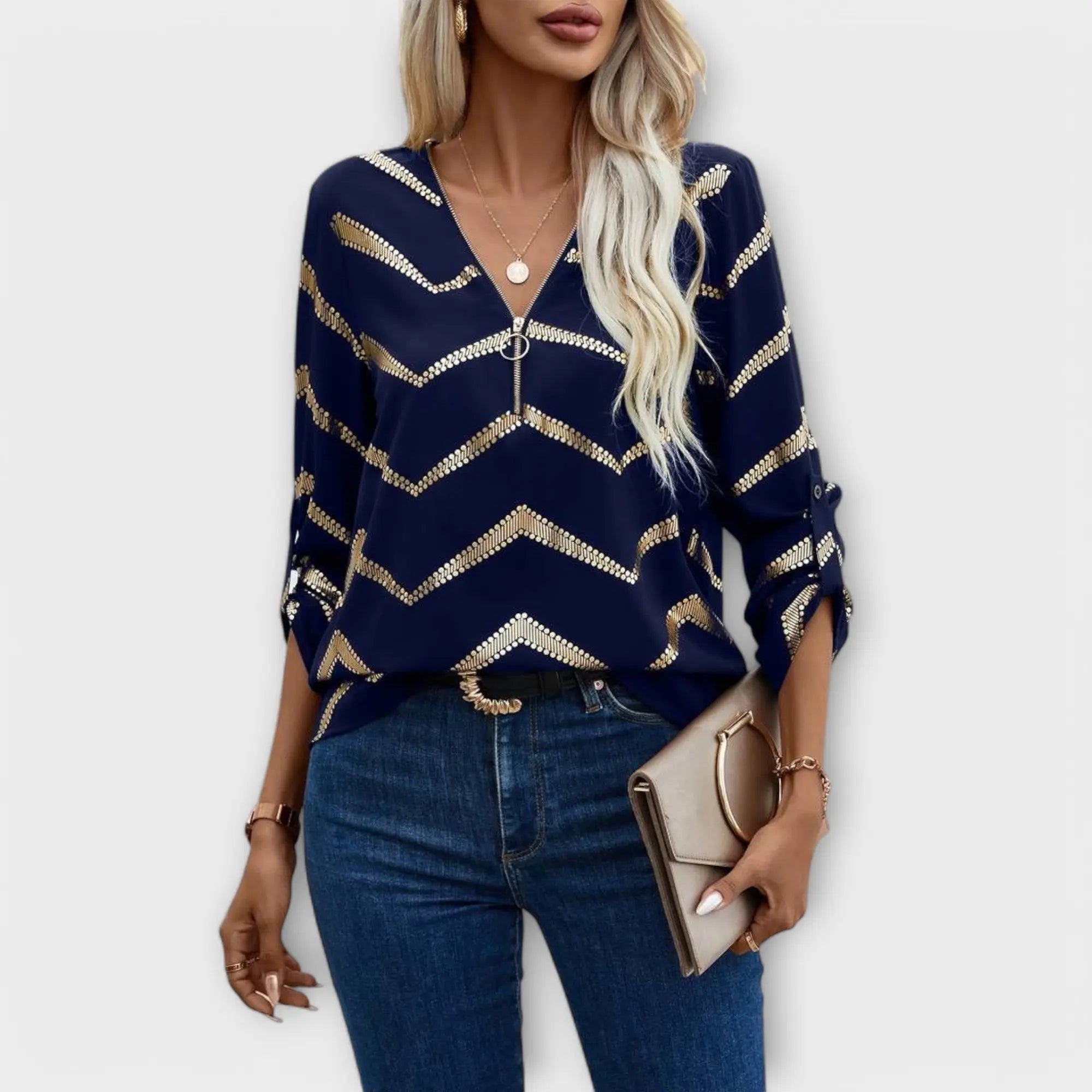 Carmen | Blusa de Elegancia Clásica Alba Madrid