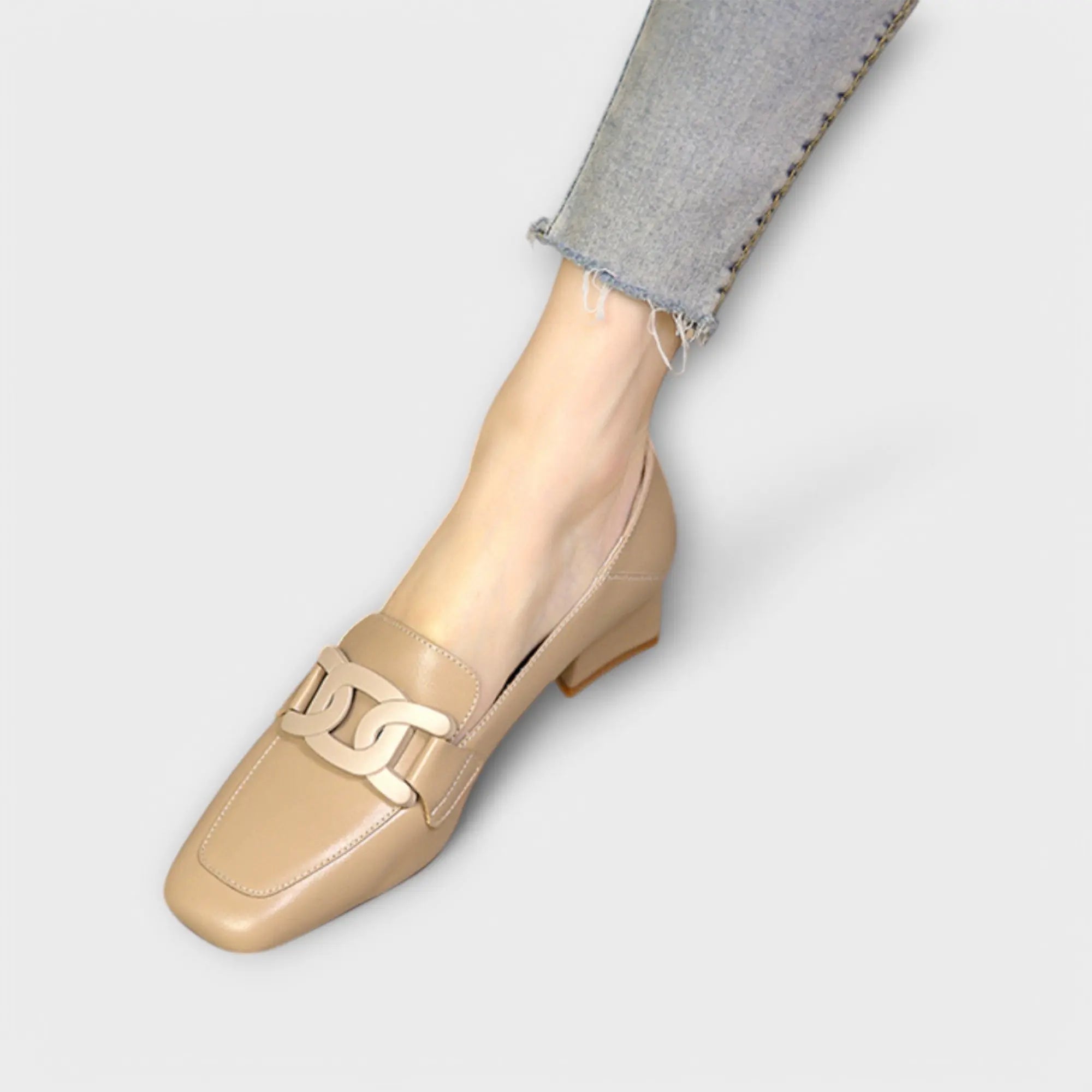 Monika™ | Mocasines elegantes con tacón Alba Madrid