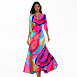 Emilia | Maxi Vestido Floral Elegante Alba Madrid