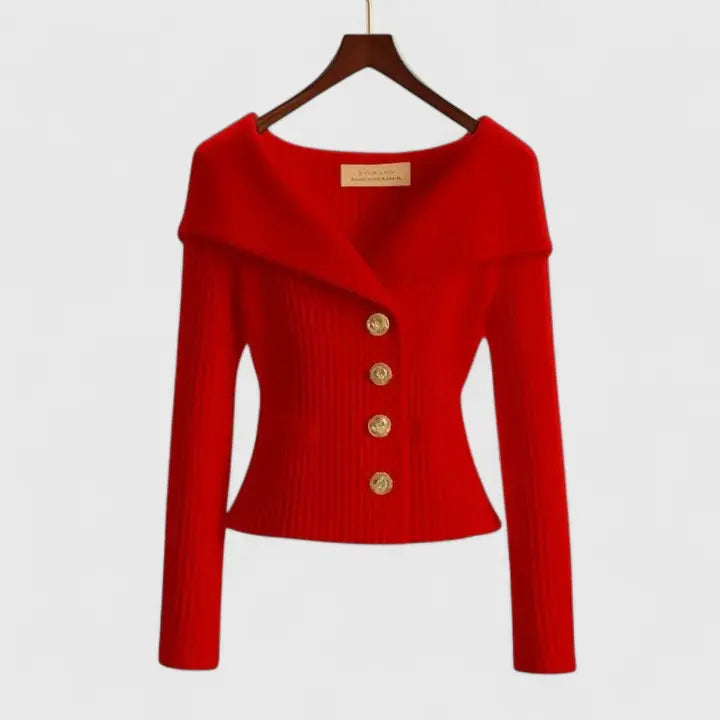 Clarisa | Elegante chaqueta de punto para apariciones con estilo Alba Madrid