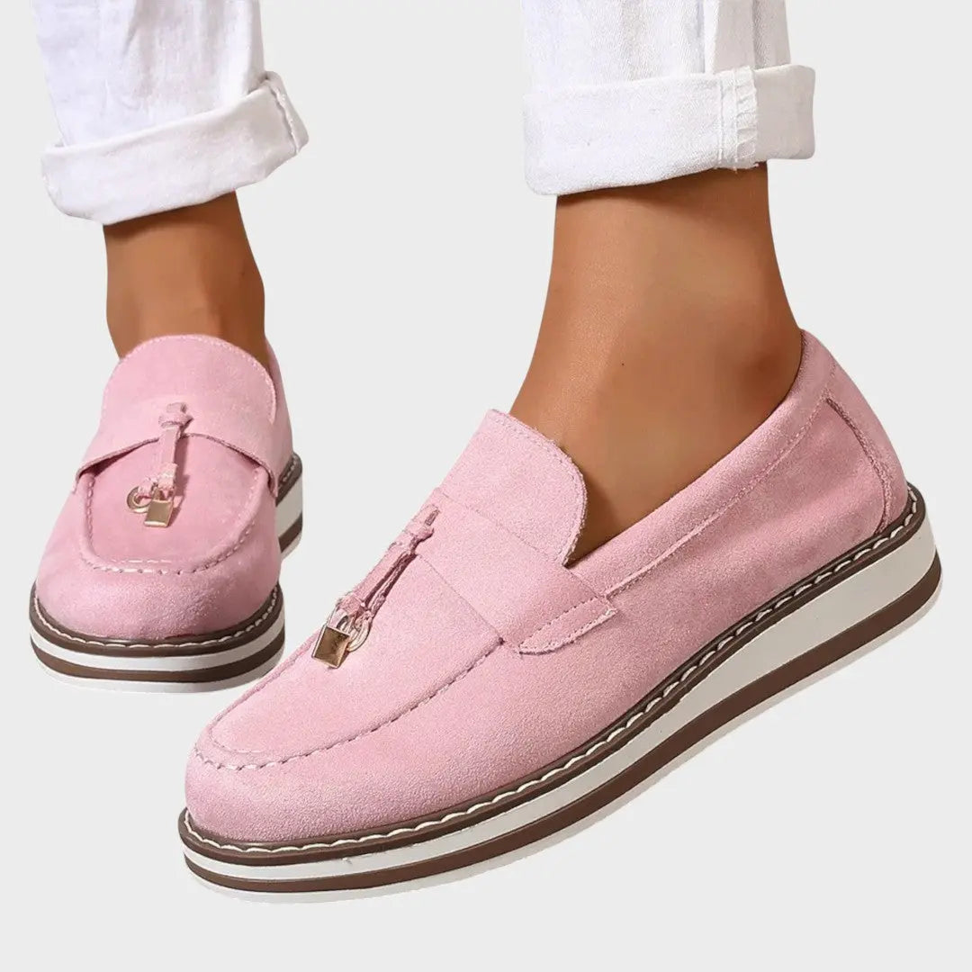 Halo | Mocasines de Gamuza con Punta Redonda Alba Madrid