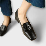 Monika™ | Mocasines elegantes con tacón Alba Madrid