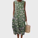 Cristina - Vestido Casual con Diseño Floral Alba Madrid