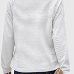 Helene Jersey de Cuello en V con Cremallera y Manga Larga Alba Madrid