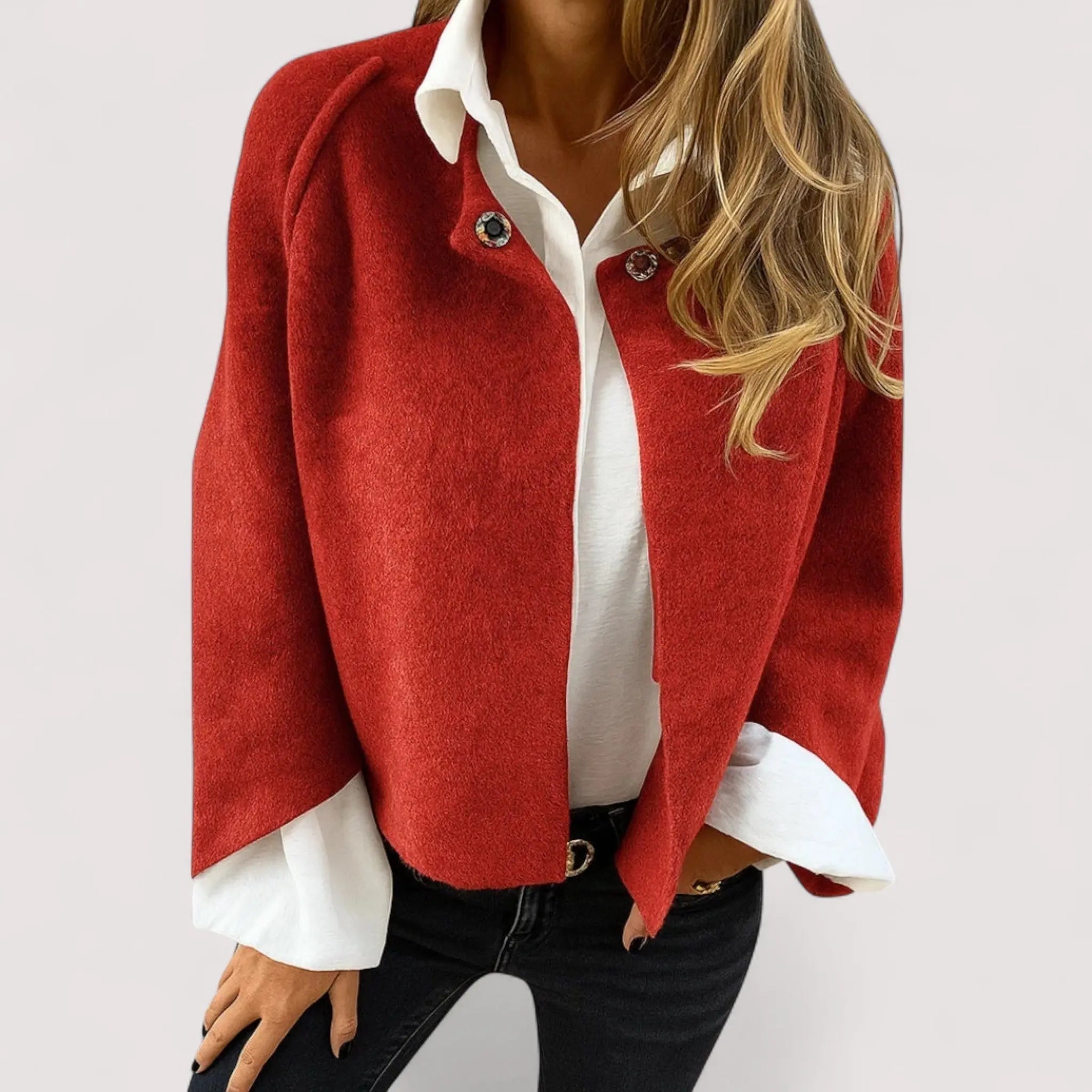 Judith™ | Abrigo corto elegante y acogedor Alba Madrid