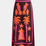 Sloan Conjunto de Top y Falda Recortada Coconut Palm Alba Madrid