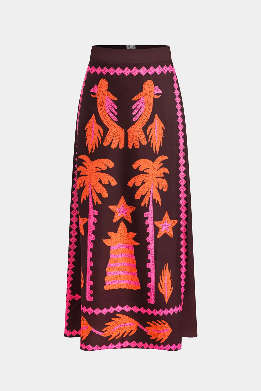 Sloan Conjunto de Top y Falda Recortada Coconut Palm Alba Madrid