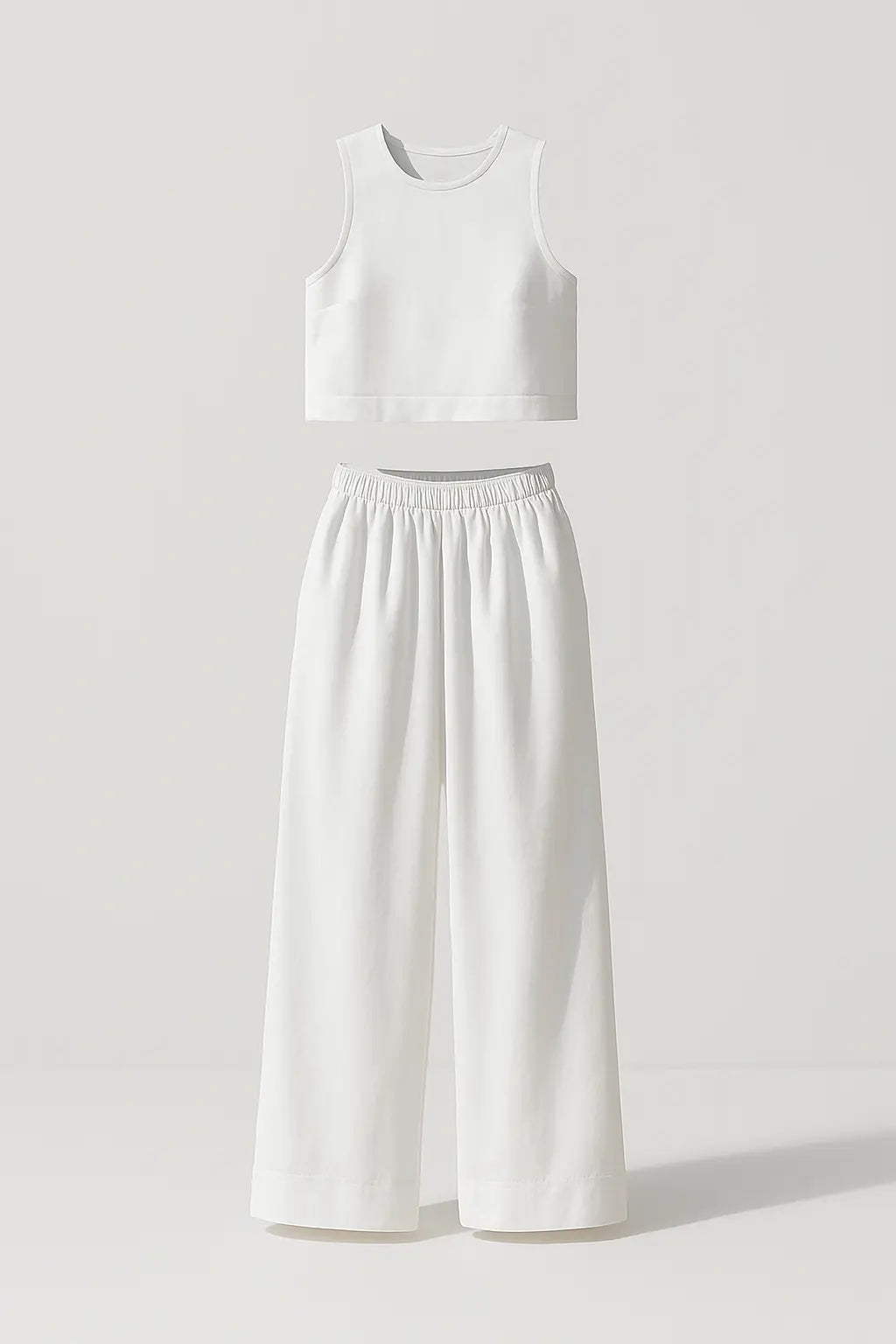 Avelina Conjunto Minimalista en Algodón y Lino Ligero Alba Madrid