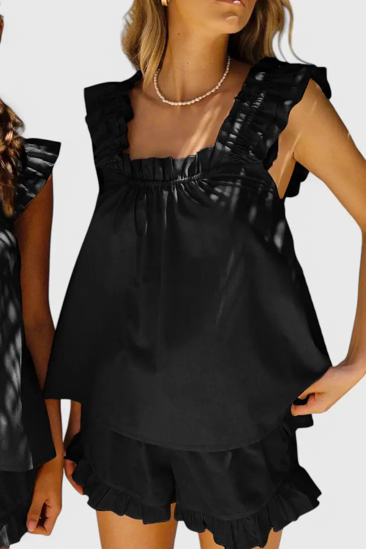 Victoria Conjunto de Lounge con Volantes Alba Madrid