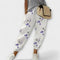 Burga - Pantalones Confortables de Algodón y Lino Alba Madrid