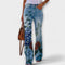 Carla | Floral Trousers Alba Madrid