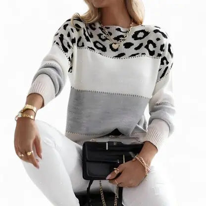 Tasmin | Elegante Suéter de Leopardo Alba Madrid