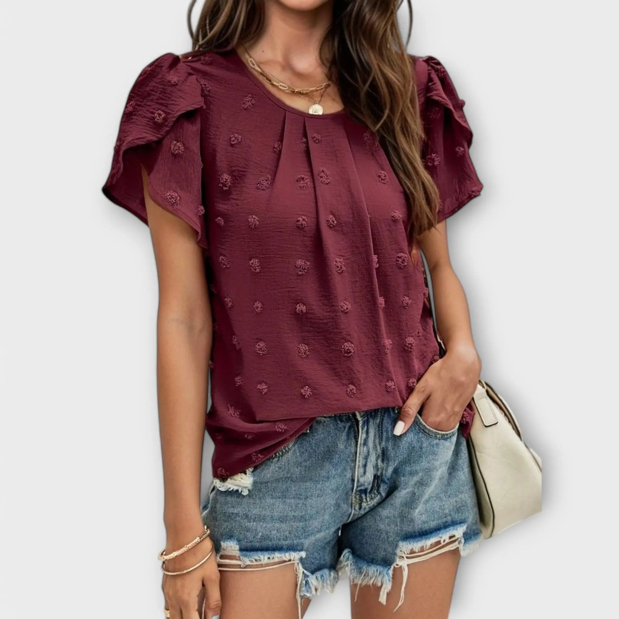 Laura | La blusa de lunares ideal Alba Madrid