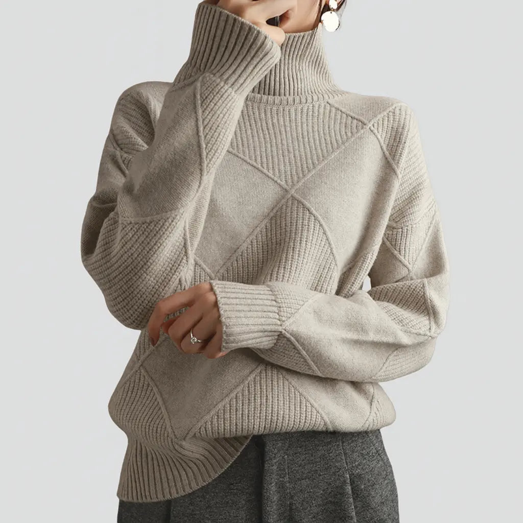 Darcy - Suéter de Cuello Alto Oversize Alba Madrid