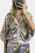 Shae Conjunto Suave de Blusa y Falda de Cola de Pez Floral Alba Madrid