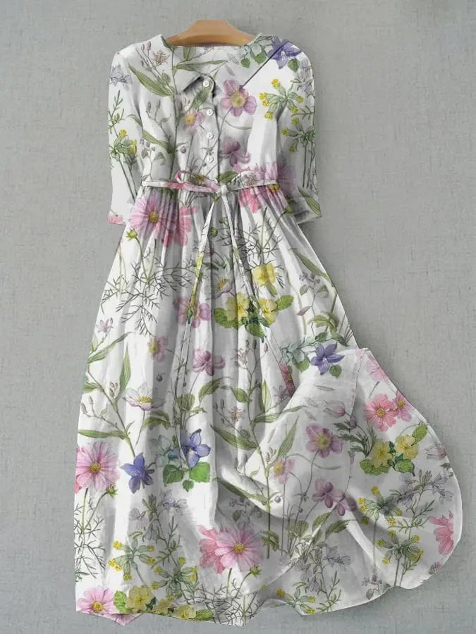 Dahlia | Vestido Floral Alba Madrid