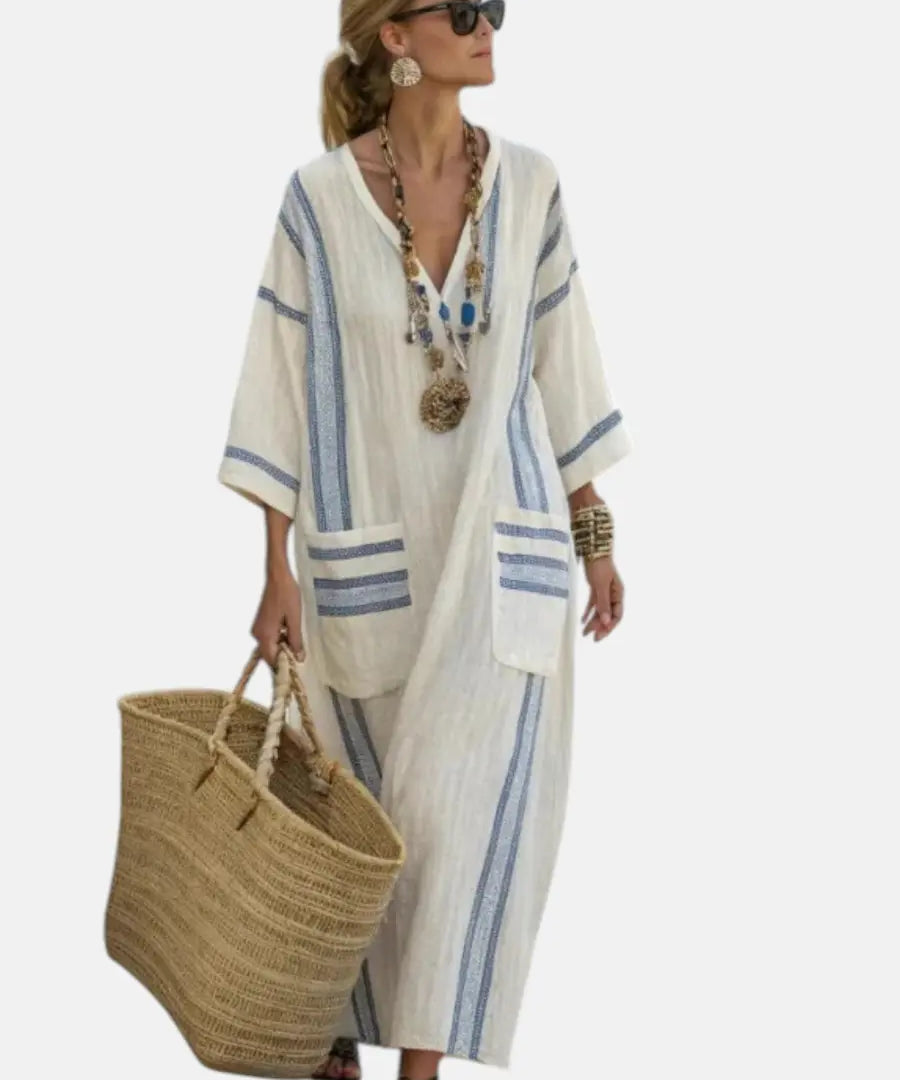 Begoña - Vestido Largo Elegante y Confortable Alba Madrid