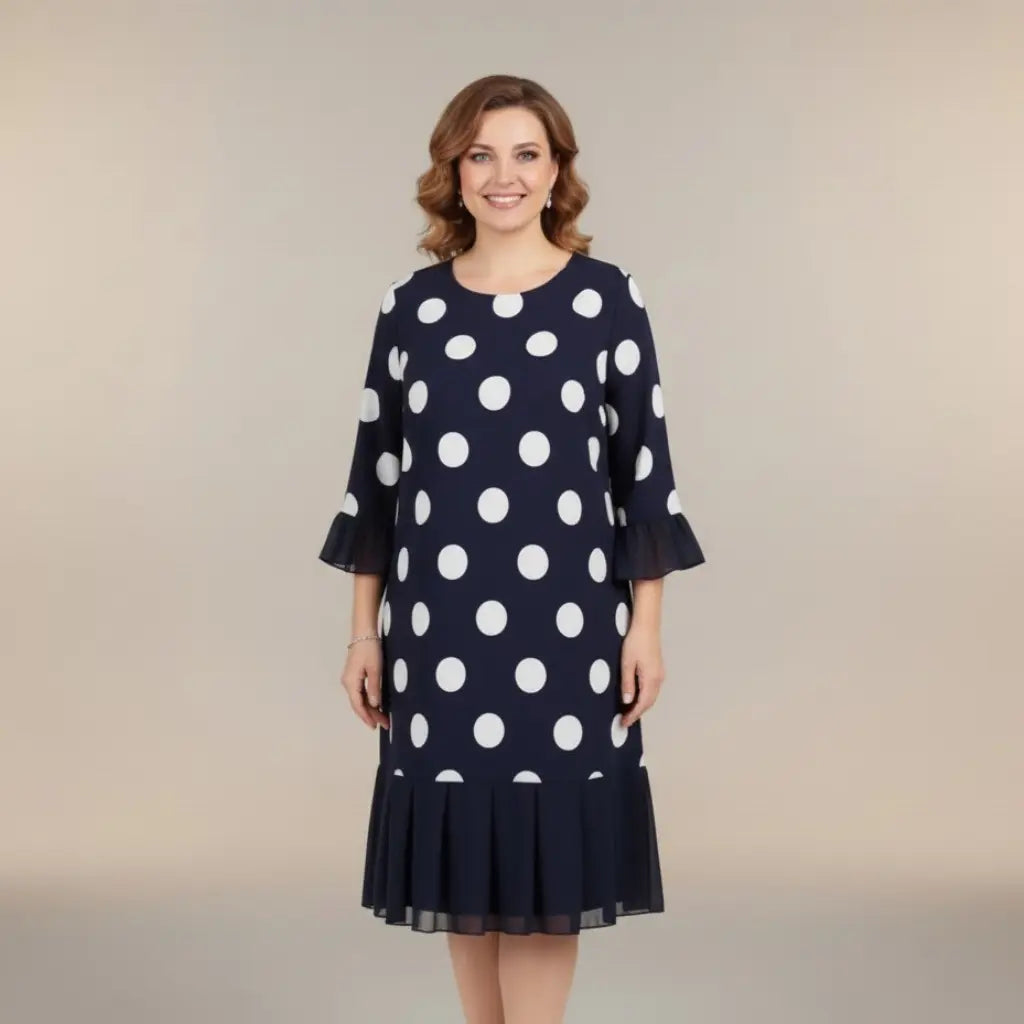 Carla - Elegante y Cómodo Vestido Midi Alba Madrid