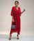 Leticia - Vestido midi con cinturilla de lazo Alba Madrid