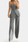 Ekaterina Conjunto de Top Tubo y Pantalón de Pierna Ancha con Estilo Minimalista Alba Madrid