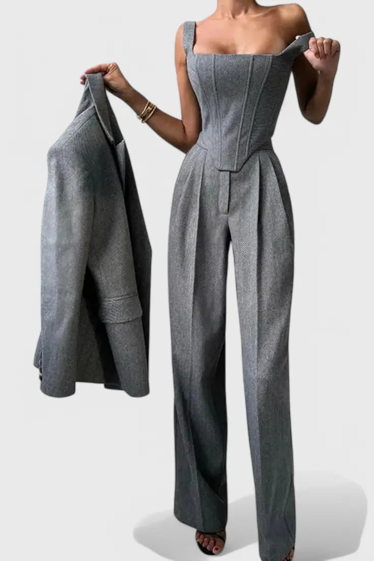 Evena Traje de Pantalón para una Elegancia Confiada Alba Madrid