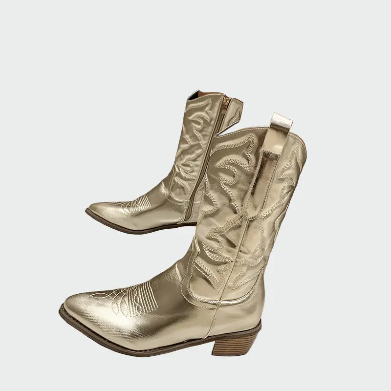 Botas de vaquero metálicas Alba Madrid