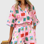 Paula Conjunto de Estampado Pink Alba Madrid