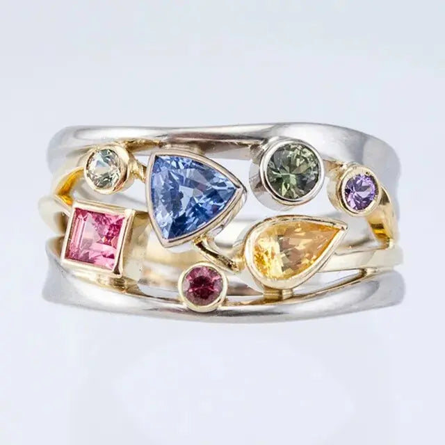 Anillo Vintage Bunter Zircón Alba Madrid