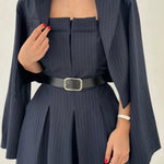 Lidia | Conjunto de Bustier + Chaqueta para Damas – Estilo Elegante y Moderno Alba Madrid