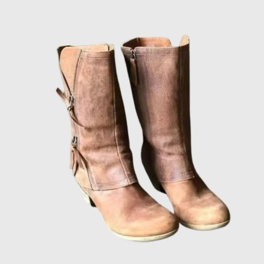 Alma – Botas vintage hasta medio pantorrilla Alba Madrid