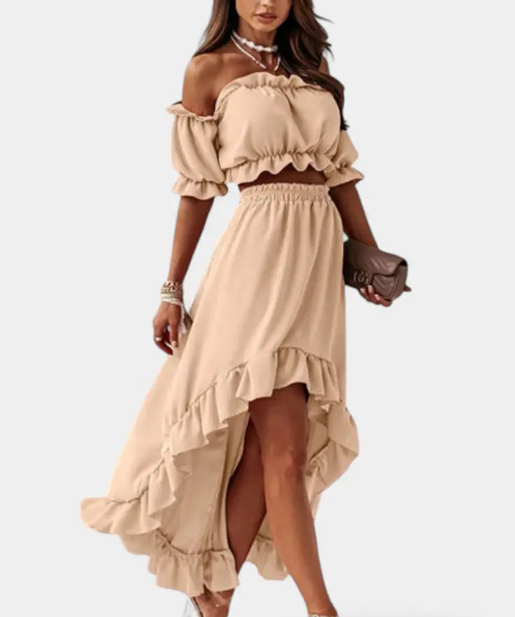 Katja | Conjunto de 2 piezas Off-Shoulder Alba Madrid