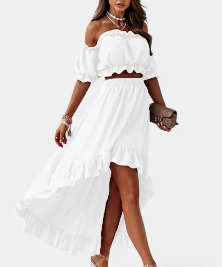 Katja | Conjunto de 2 piezas Off-Shoulder Alba Madrid
