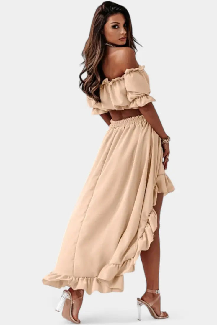Katja | Conjunto de 2 piezas Off-Shoulder Alba Madrid