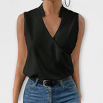 Lucía | Blusa de verano suave con escote en V Alba Madrid