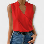 Lucía | Blusa de verano suave con escote en V Alba Madrid