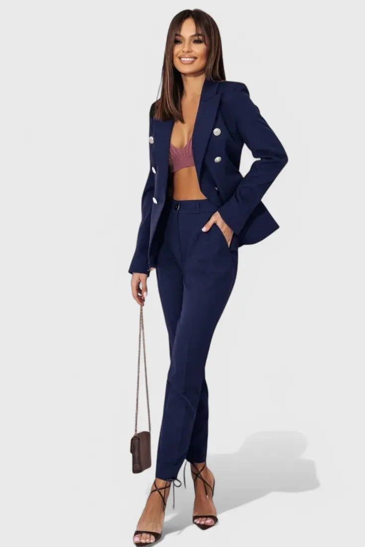 Rosalinda | Conjunto de Blazer y Pantalones Elegante Alba Madrid