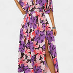 Elena - Vestido Largo Floral con Escote Cruzado Alba Madrid