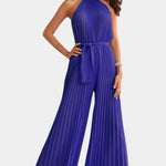 Patrizia Mono Palazzo Plisado con Cuello Halter Alba Madrid
